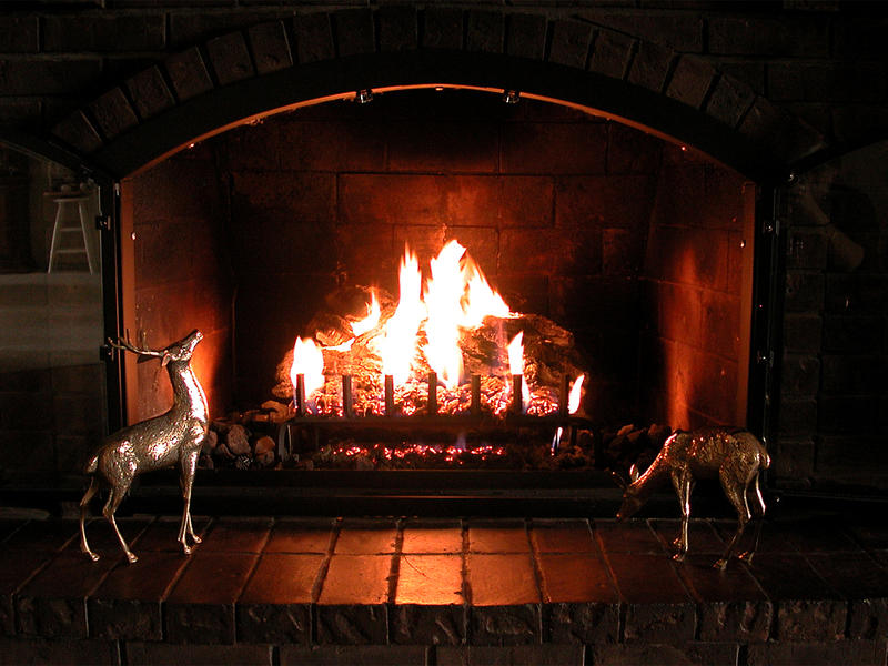 Fireplace and Flames...