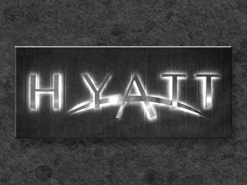 Hyatt Signage...