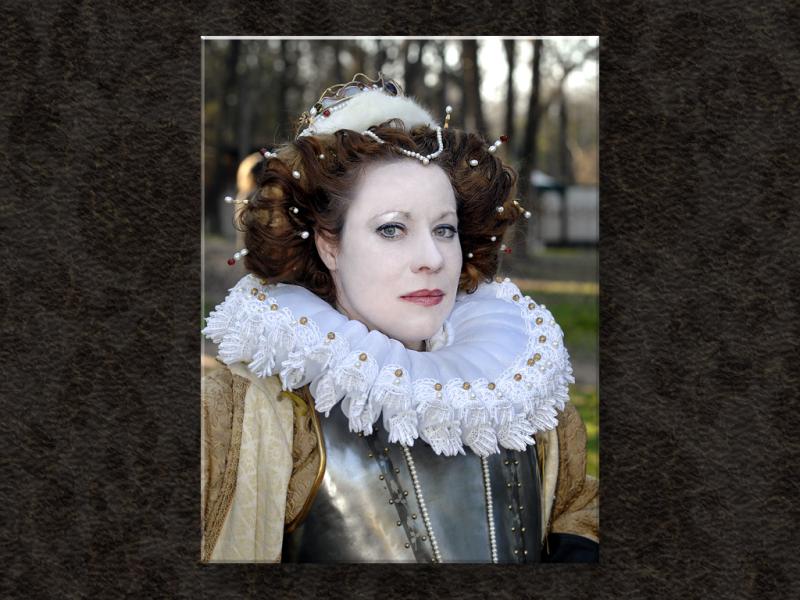 Elizabeth Is Particularly White Today...