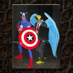 Capt. America and Harvey Birdman...