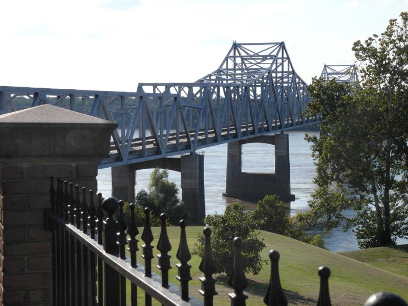 Vicksburg, Mississippi River Overlook...