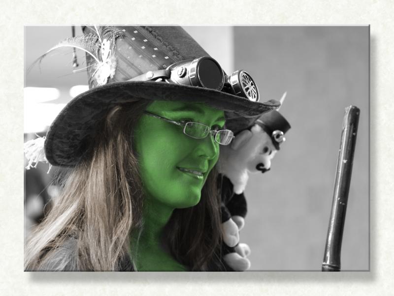 Elphaba Dabbles In the Steam Too...