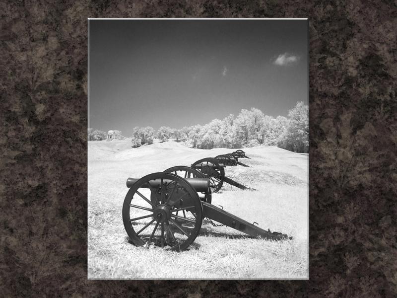 Vicksburg Cannons in IR...