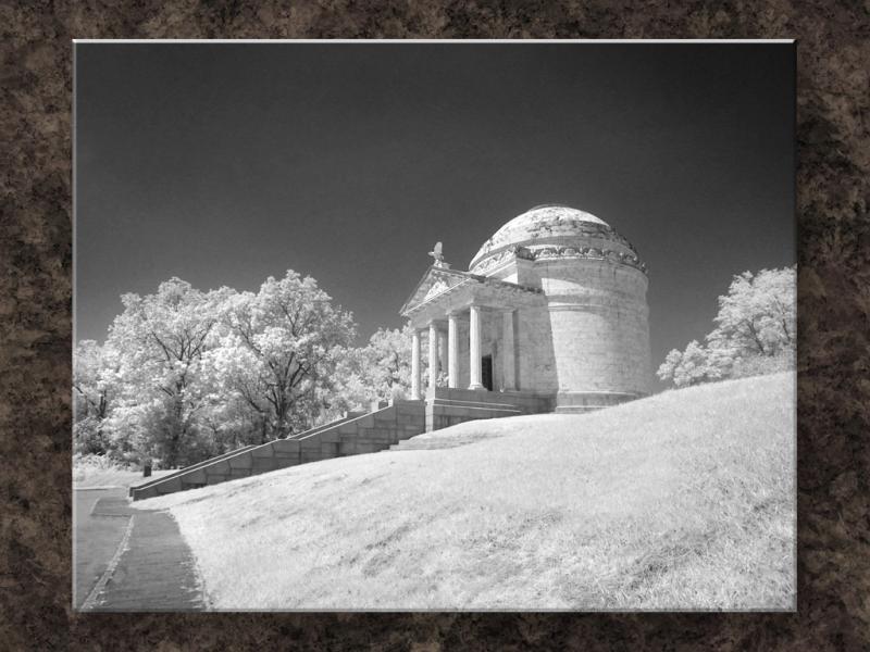 Illinois Memorial at Vicksburg (In IR)...