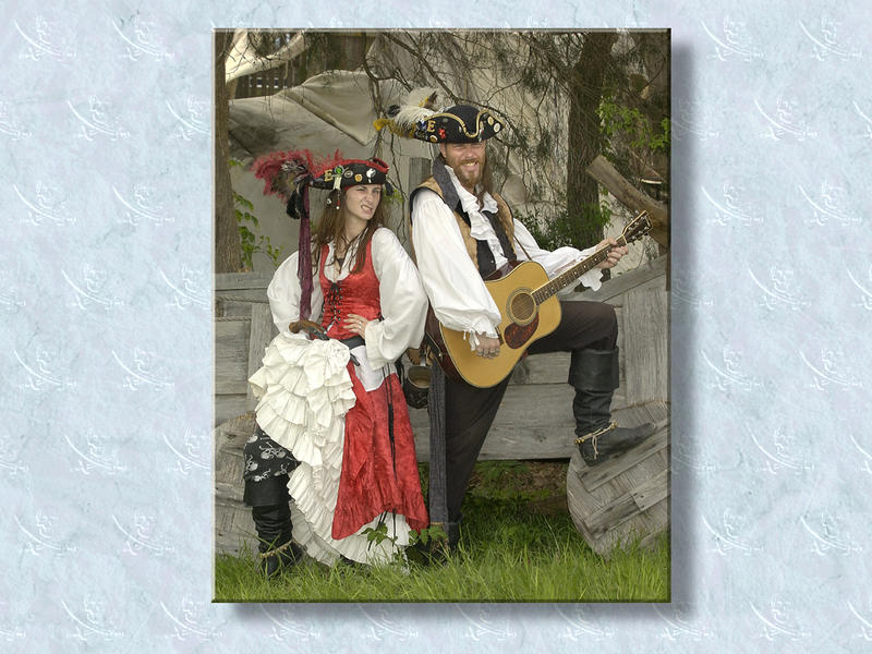 Pirate Shanty Man and Bonnie Lass 2 at Four Winds...