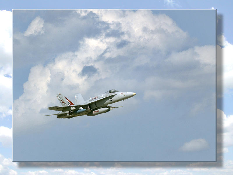 F18 - 200 In the Clouds...