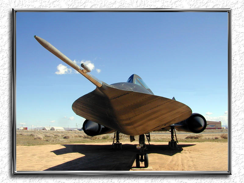 SR71 at Edwards Air Force Base Museum...