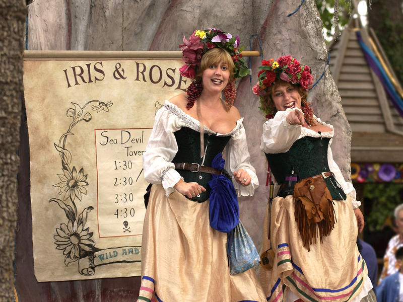 Iris and Rose On Stage...
