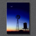 Windmill In Blue Twilight...