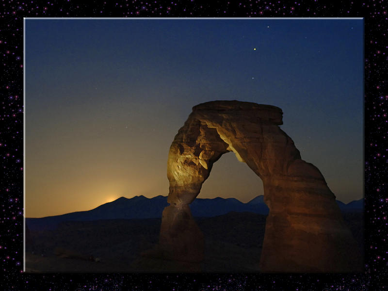 Delicate Arch At Moonrise...