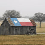Misty Barn In Texas...