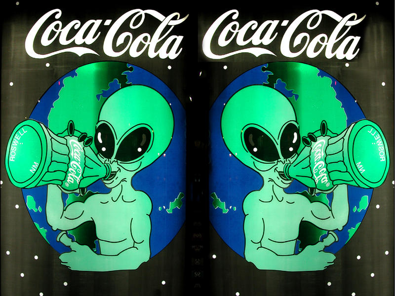 Roswell Ralph Loves Coca Cola...