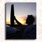 Pilot Inspection at Sunset...