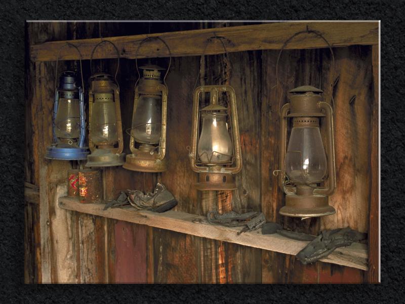 Lamps In Bodie Ghost Town...