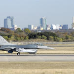 F16 - 402 lands near Ft. Worth...