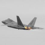 F22 Shows Its Muscles...