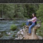 Sweetie On the Merced River...