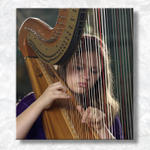 Harpist at Muskogee...