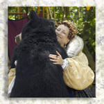 Byron T Bear Hugs the Queen...
