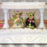Pocket Dragons On the Wedding Cake...