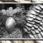 Eagle Sculpture By The Mud Faeries...