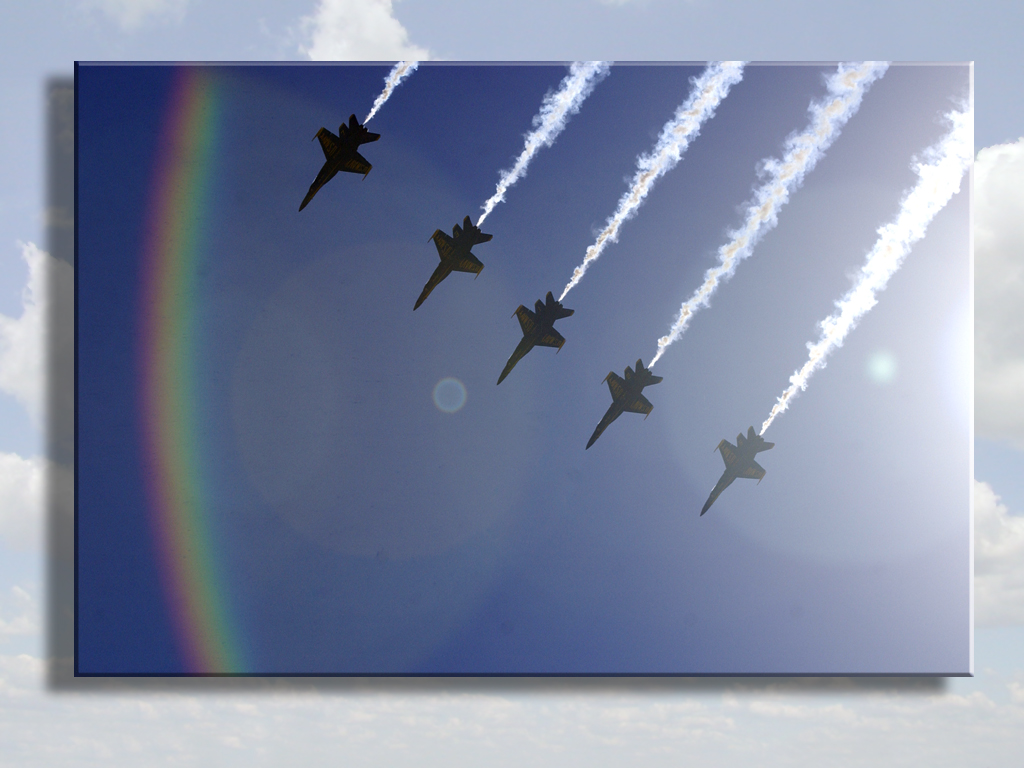 Blue Angels Fly High...