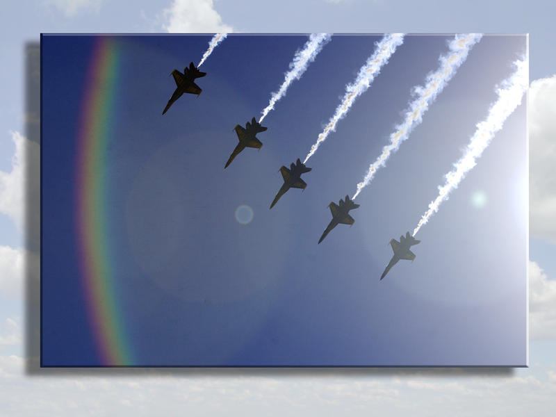 Blue Angels Fly High...