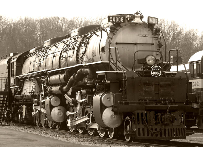 Awesome Locomotive in Sepia...