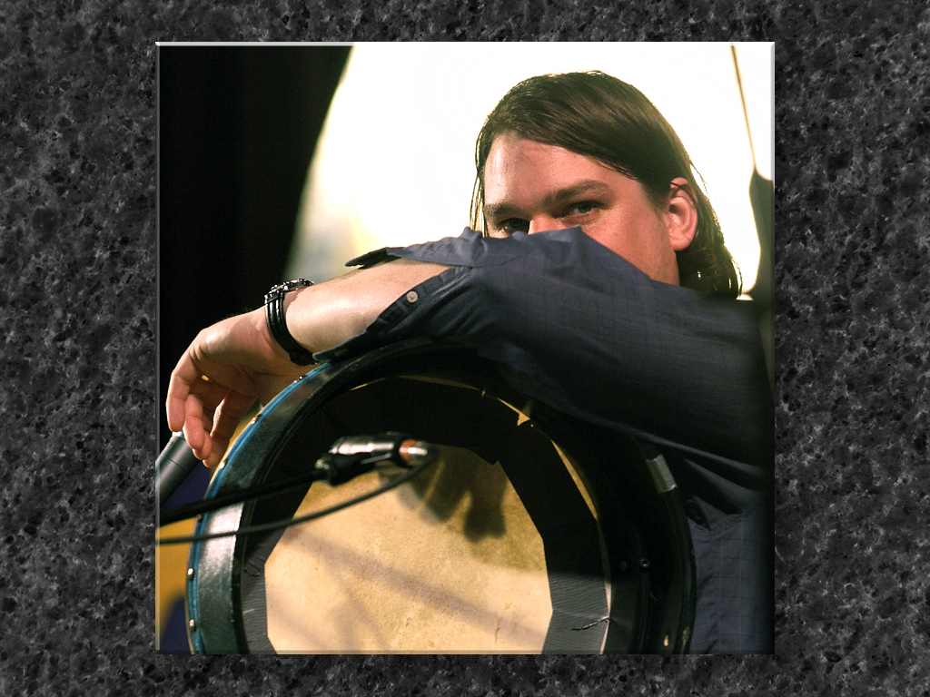Peeks Over His Weapon of Choice...