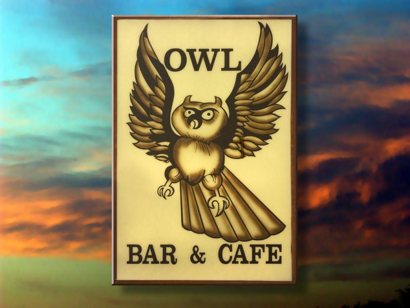 Owl Bar and Cafe in New Mexico...