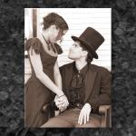 Dickens Couple Caught Gazing...
