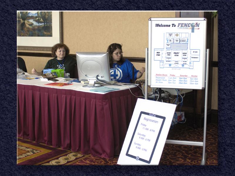 Our Buds at Registration...