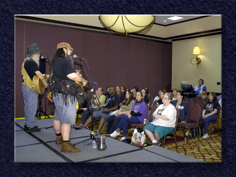 Hawk and Cedric Amuse the Crowd...