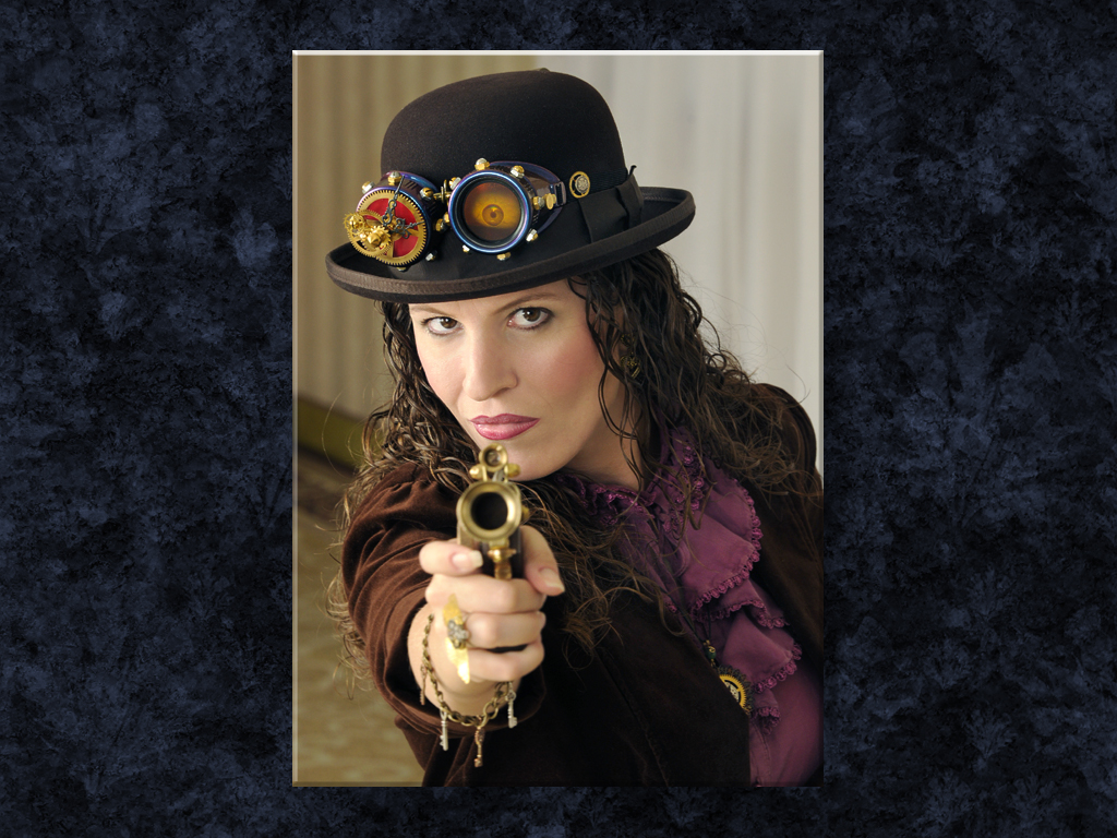 Sweetie Threatens With an .80 Caliber S&P Auto...