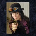 Sweetie Threatens With an .80 Caliber S&P Auto...