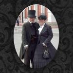 Lawrence and Jana In Their Finery...