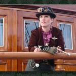 Sweetie Gazes From the Wheel House...