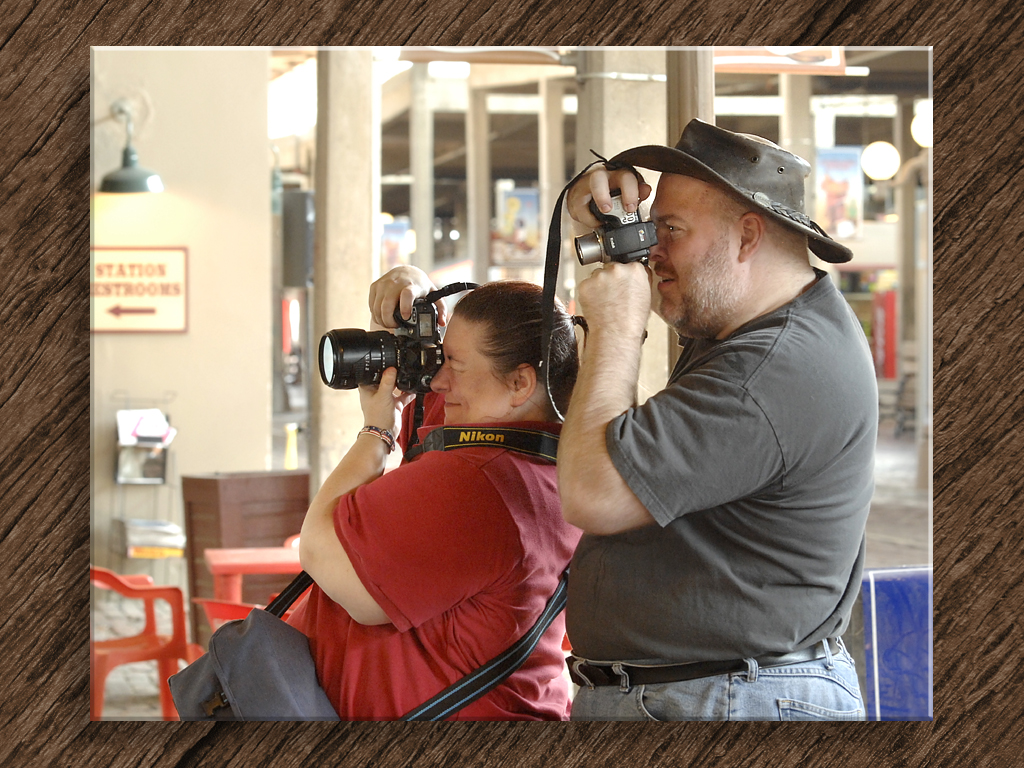 Two Peas Shooting the Stockyards...