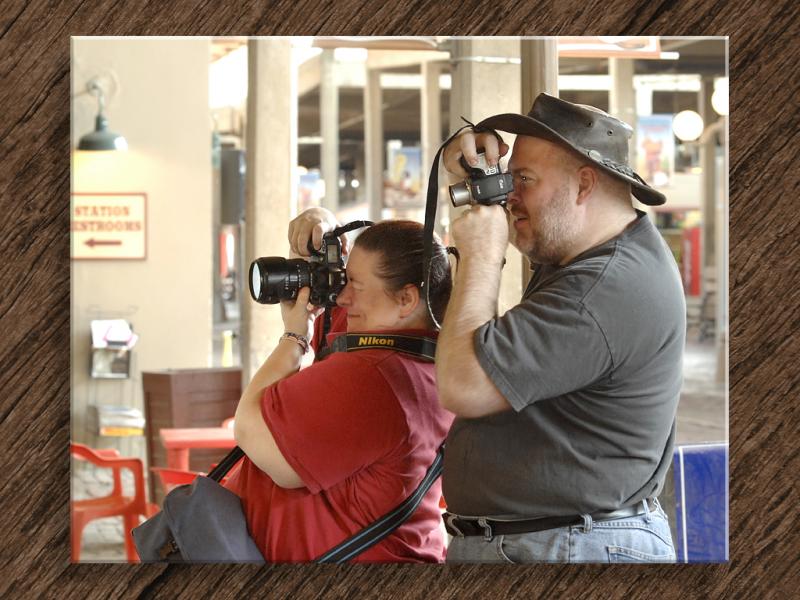 Two Peas Shooting the Stockyards...