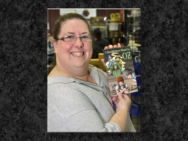 Proud Of Her Book...