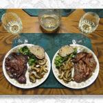 Both Halves of the Heart Steak...