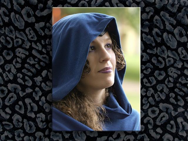 Cloaked Beauty...