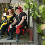 Queen Bonnie and Lord A in Pirate...