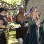 Procession to the Knighting...