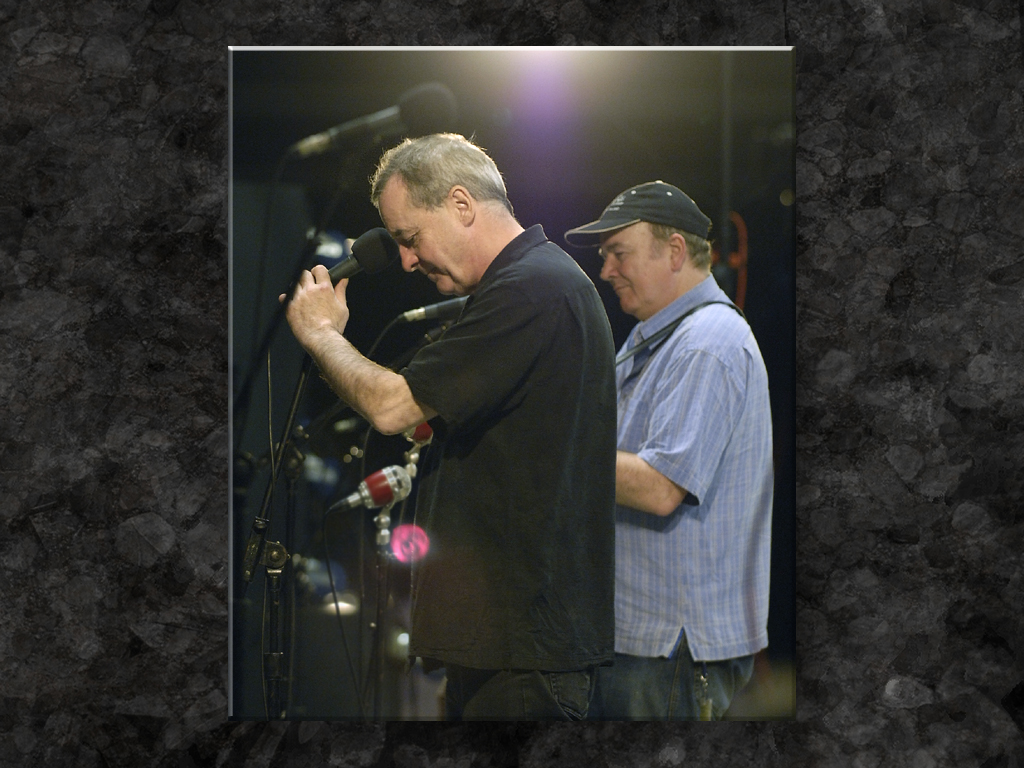 Andy and Gerry On Stage...