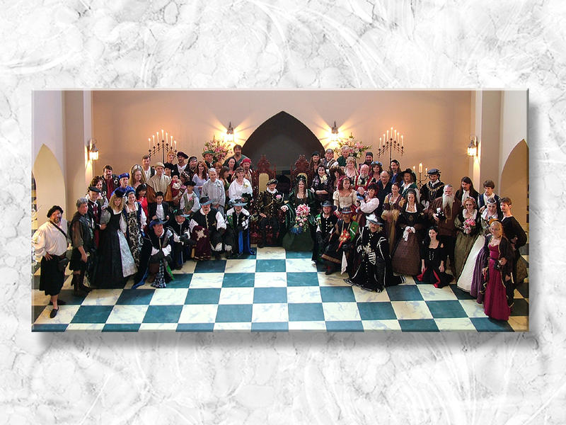 The Entire Group At Castle Douglas...
