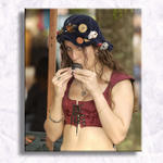 Plays the Ocarina...